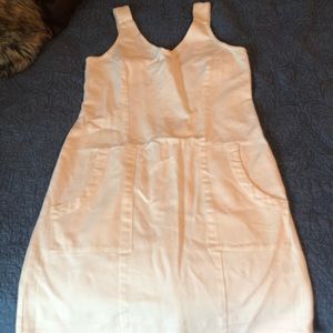 White Denim “Overall” Dress